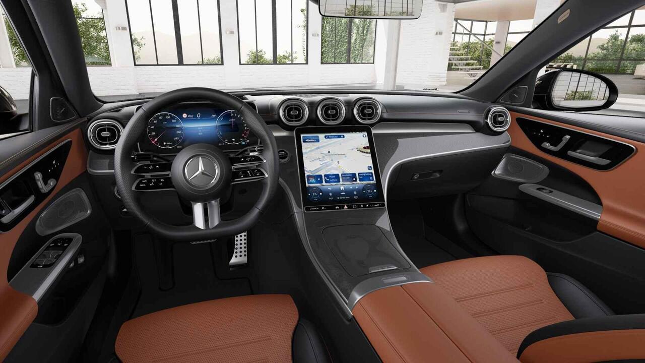 Mercedes-Benz C-KLASSE 300e Business Solution AMG | Panoramaschuifdak | Head-up display | Winter pakket | Premium Plus | Nightpakket | Stoelverwarming |