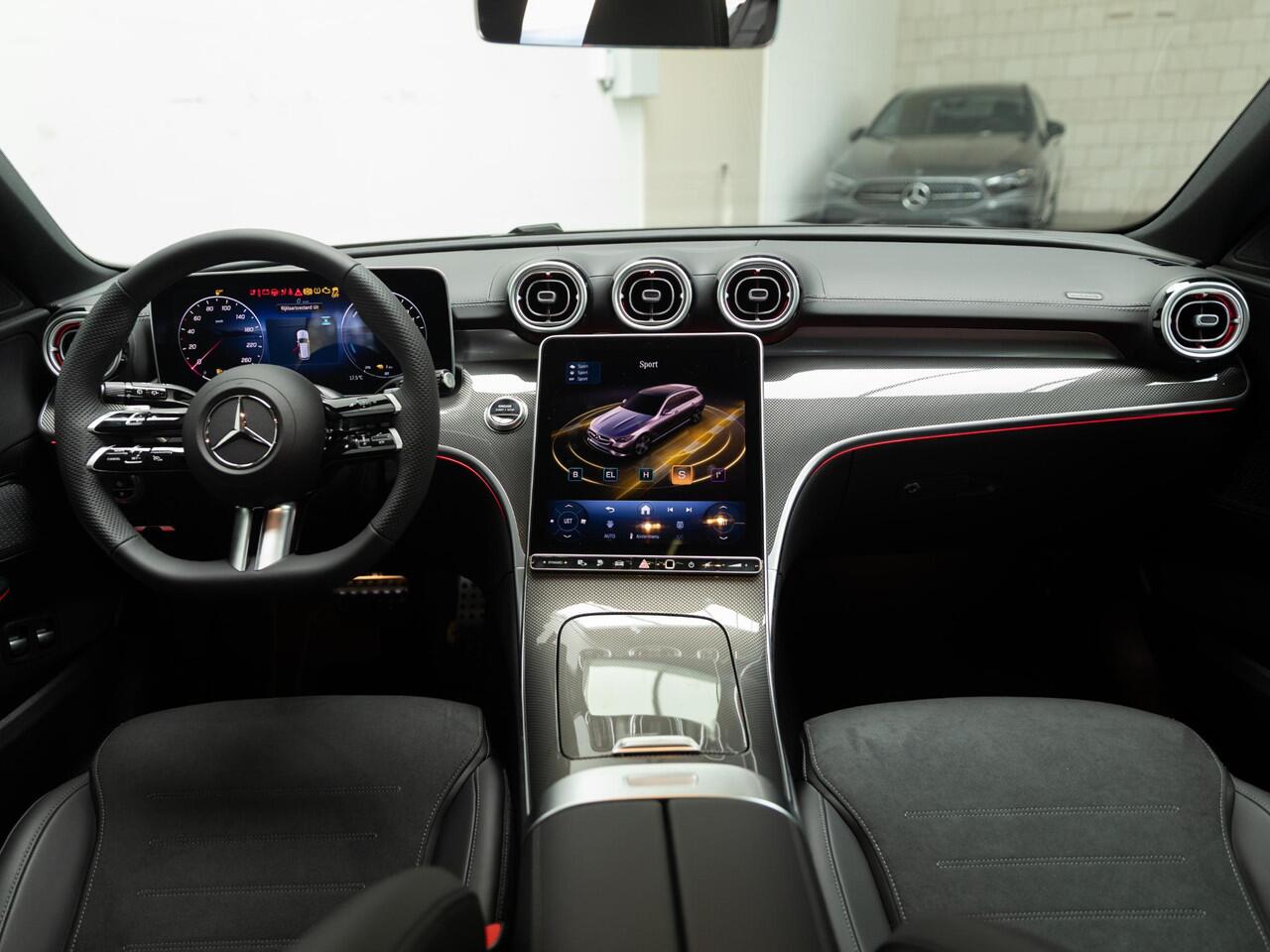 Mercedes-Benz C-KLASSE Estate 300 e Business Solution AMG Panorama dak | Trekhaak