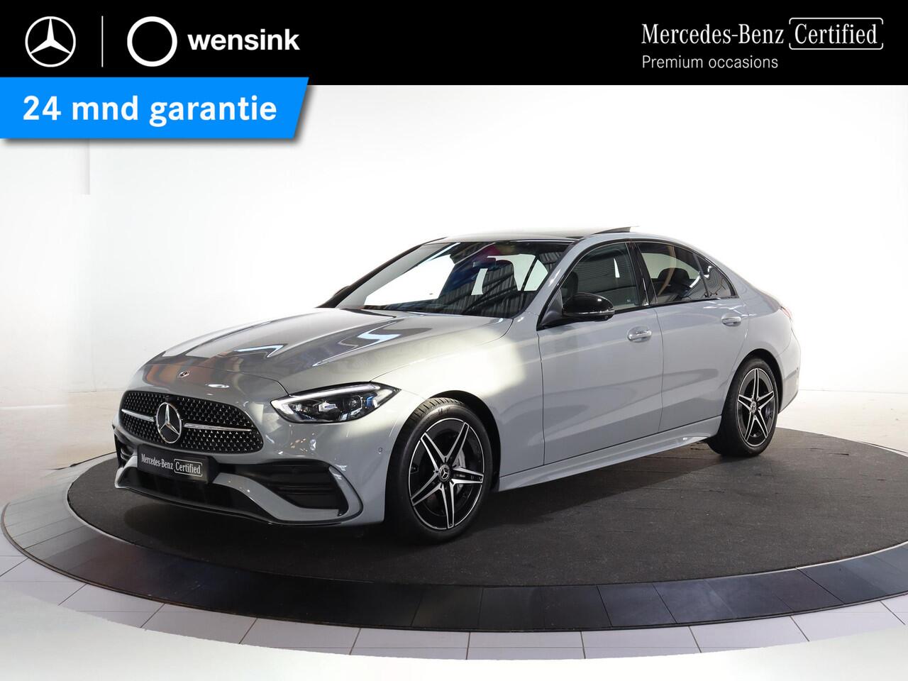 Mercedes-Benz C-KLASSE 180 Star Edition AMG | AMG line Plus | Panoramaschuifdak | Nightpakket | 360* Camera | Head-Up Display |