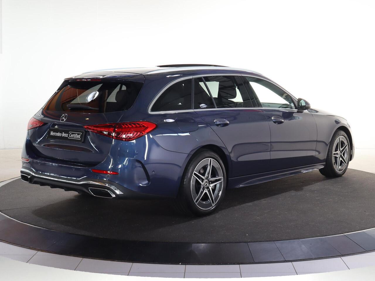 Mercedes-Benz C-KLASSE Estate 300e Star Edition AMG Line | Panoramadak | Rij-assistentie pakket plus | Achteruitrijcamera | DISTRONIC