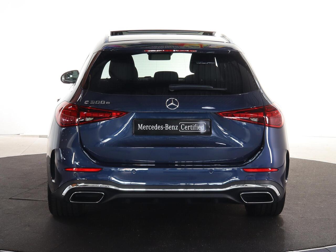 Mercedes-Benz C-KLASSE Estate 300e Star Edition AMG Line | Panoramadak | Rij-assistentie pakket plus | Achteruitrijcamera | DISTRONIC