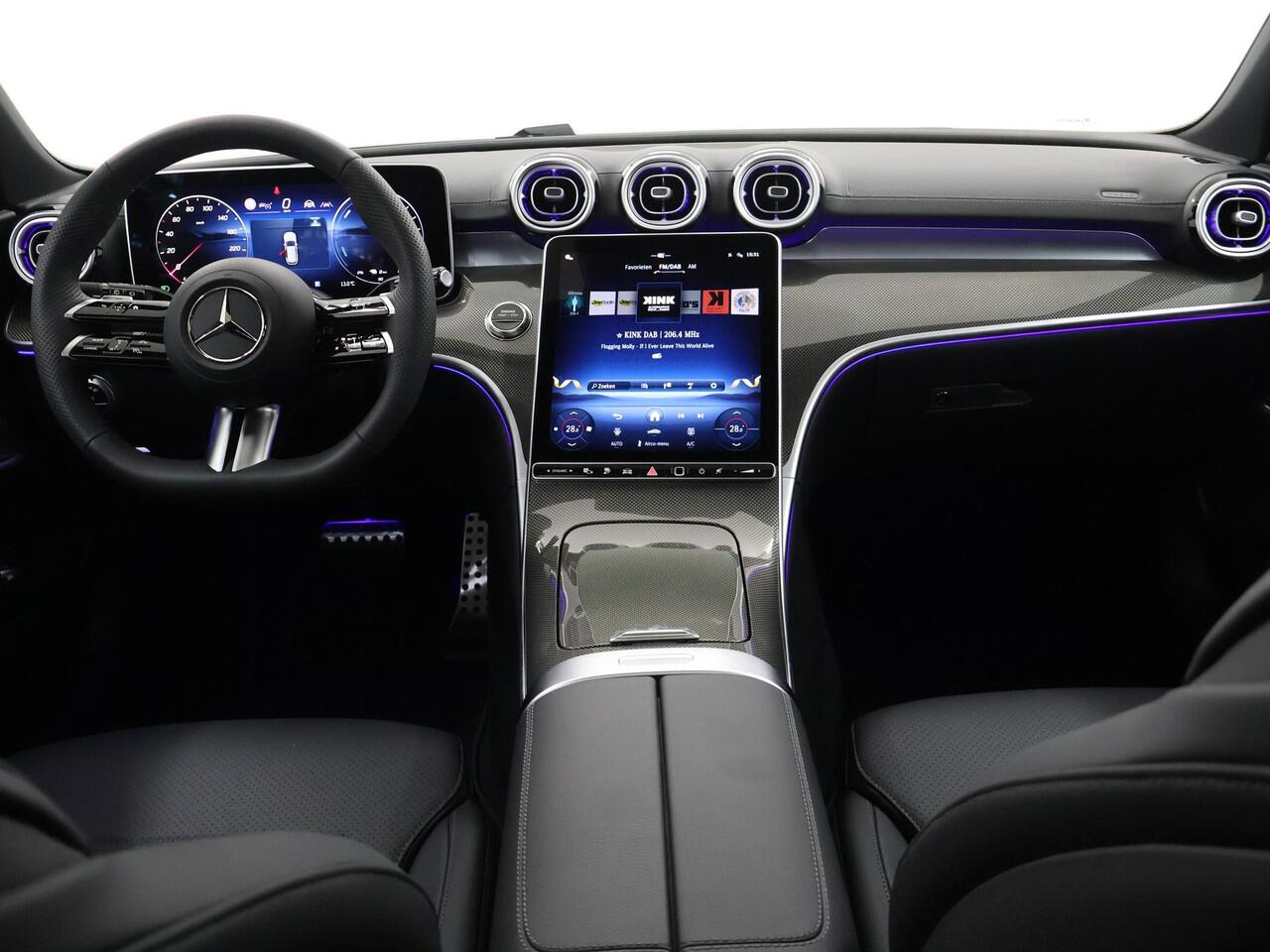 Mercedes-Benz C-KLASSE 300e Business Solution AMG | Panoramaschuifdak | Night | Burmester | Rijassistentiepakket Plus | Matrix Led