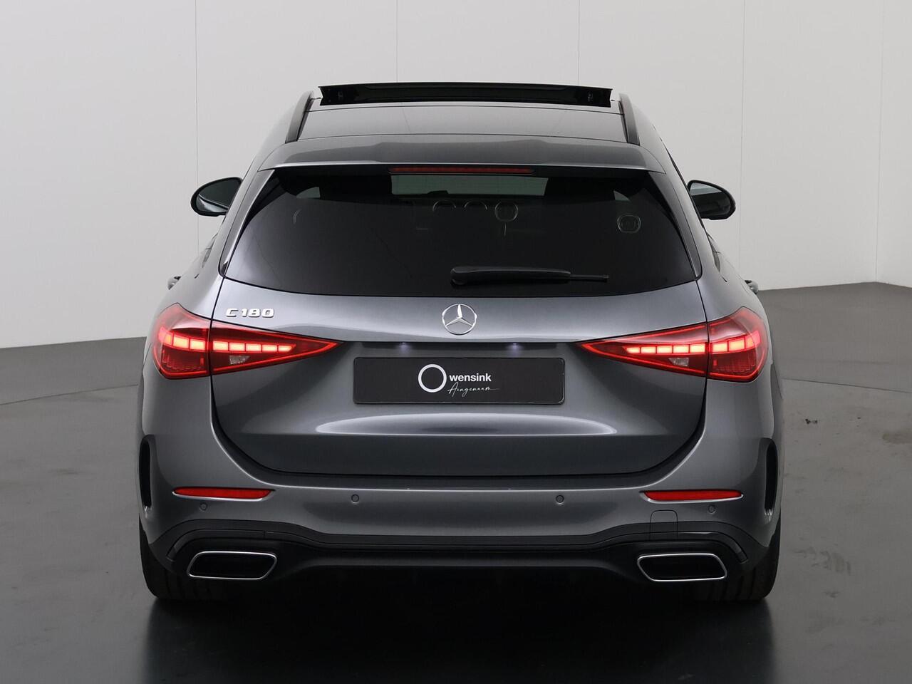 Mercedes-Benz C-KLASSE 180 Estate 180 Star Edition AMG Line | Panoramadak | 19'' multispaaks velgen | Nightpakket | Memorypakket | Apple Car Play | Guard 360