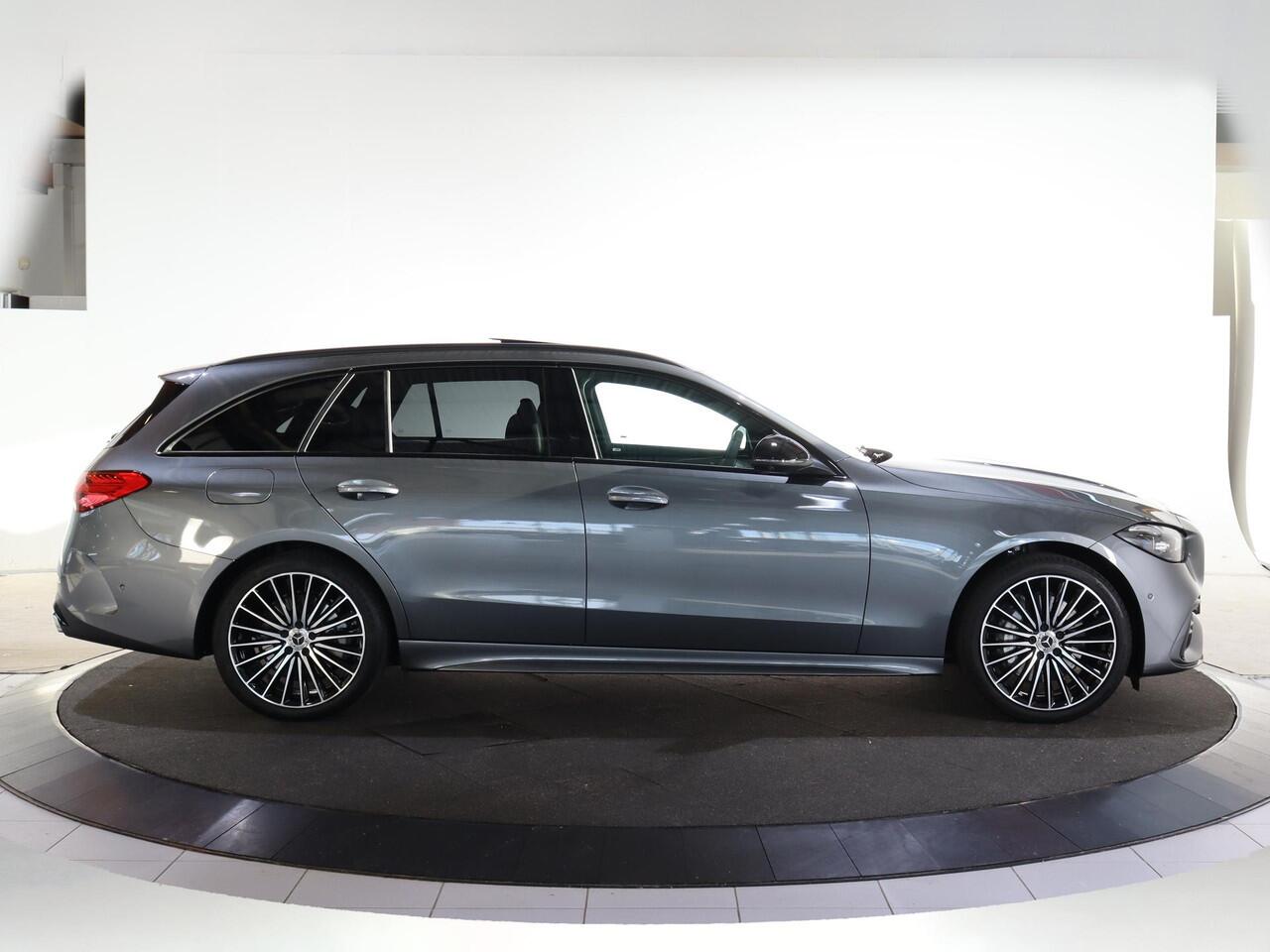 Mercedes-Benz C-KLASSE Estate 300e Business Solution AMG | Panoramaschuifdak | Burmester | Rijassistentiepakket | DIGITAL LIGHT | Trekhaak |