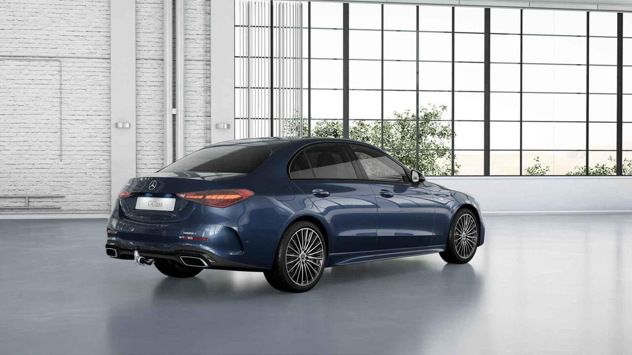 Mercedes-Benz C-KLASSE 300e Business Solution AMG | Panoramaschuifdak | Trekhaak | DIGITAL LIGHT | Nightpakket | dodehoekassistent | 360° camera |