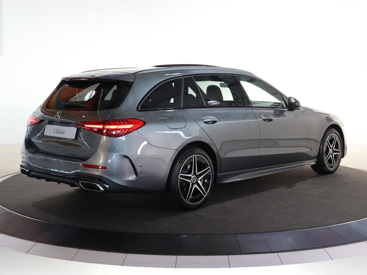 Mercedes-Benz C-KLASSE Estate 300e Business Solution AMG | Panoramaschuifdak | Nightpakket | Burmester | Head-Up |