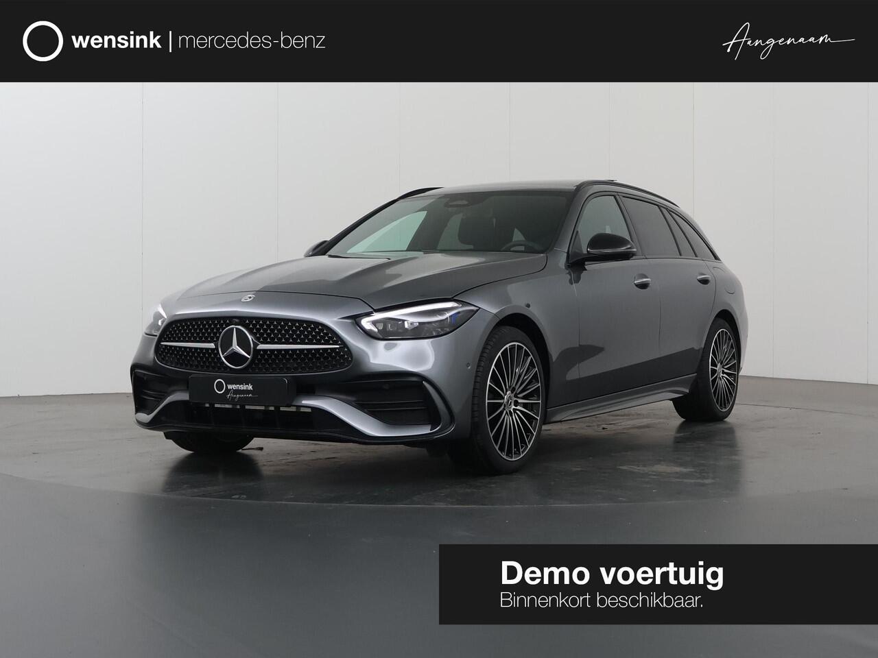 Mercedes-Benz C-KLASSE Estate 300e Business Solution AMG | Panoramaschuifdak | Premium Plus | Burmester | Head-Up | Trekhaak |