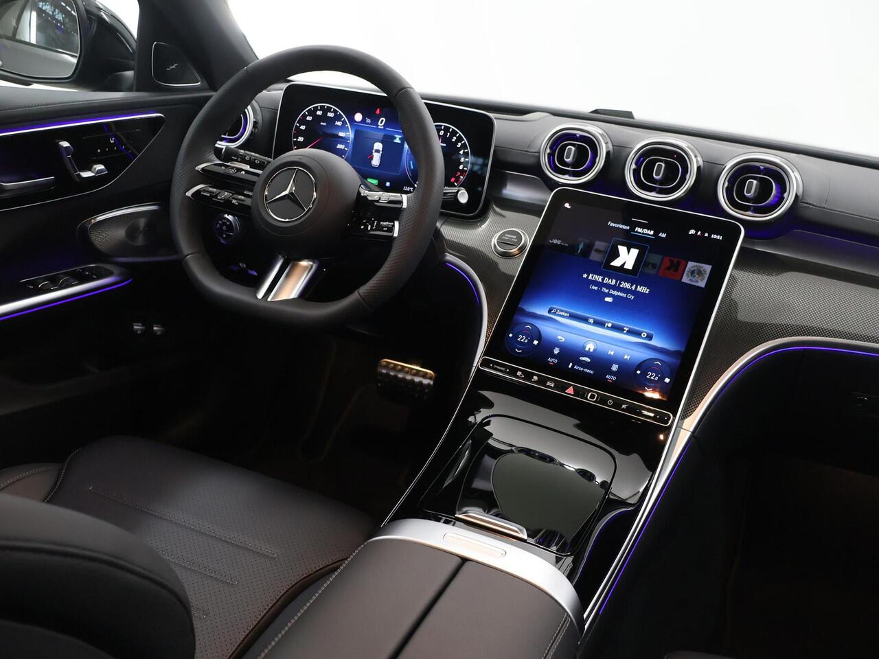 Mercedes-Benz C-KLASSE Estate 300e Business Solution AMG | Panoramaschuifdak | Premium Plus | Burmester | Head-Up | Trekhaak |