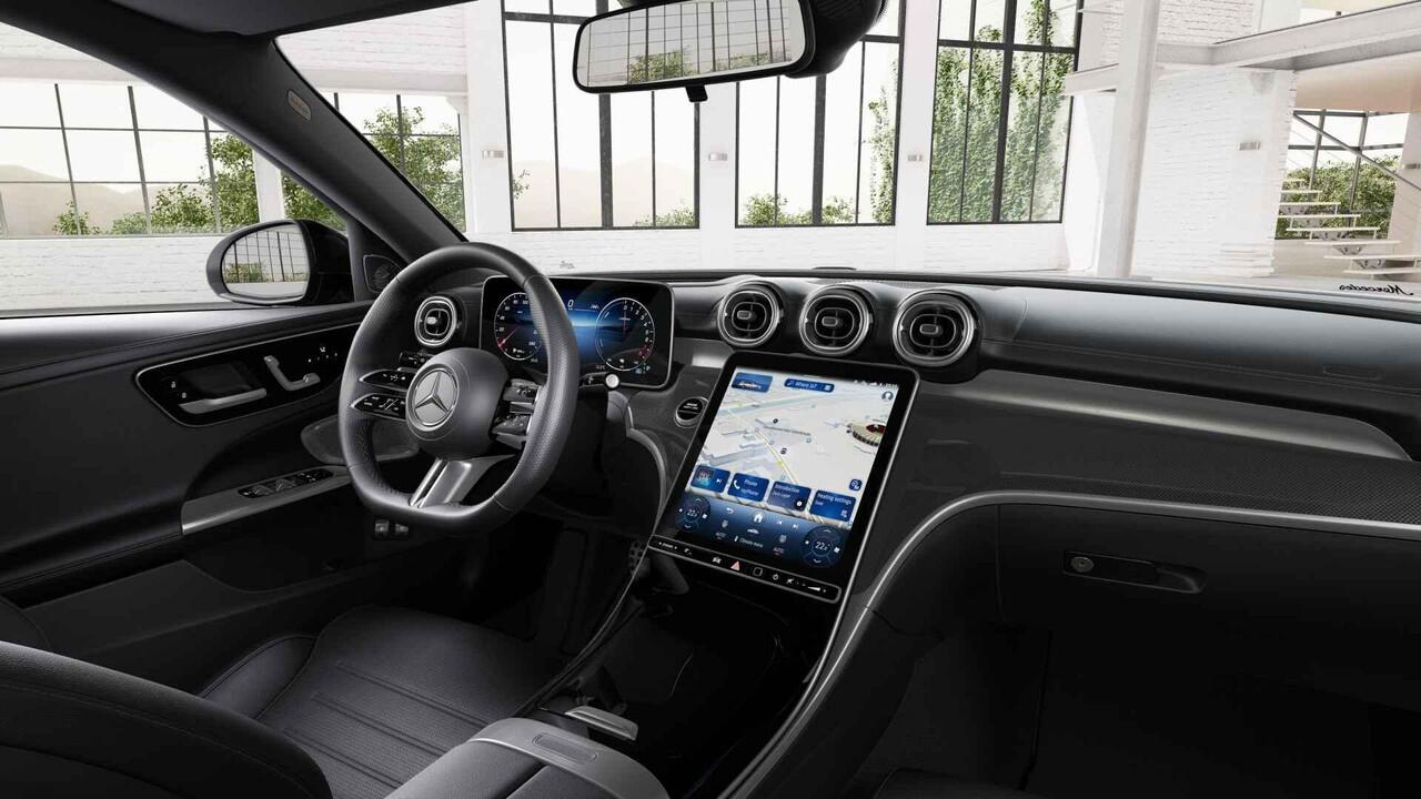 Mercedes-Benz C-KLASSE Estate 300e Business Solution AMG | Panoramaschuifdak | AMG-line Plus | Burmester | Head-Up | Trekhaak |