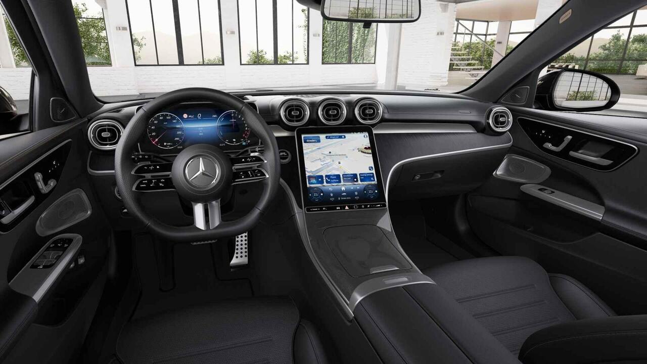 Mercedes-Benz C-KLASSE Estate 300e Business Solution AMG | AMG line PLUS | Head-Up | Rijassistentiepakket Plus | Trekhaak | Burmester |