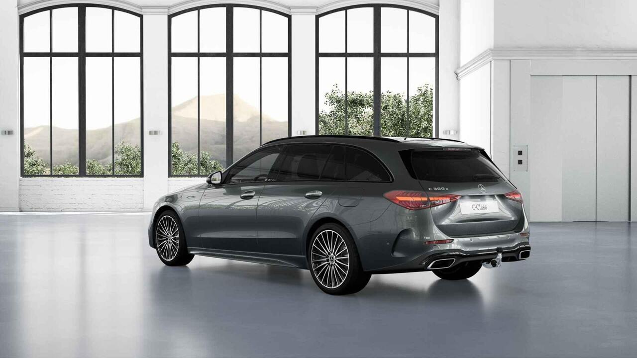 Mercedes-Benz C-KLASSE Estate 300e Business Solution AMG | AMG line PLUS | Head-Up | Rijassistentiepakket Plus | Trekhaak | Burmester |