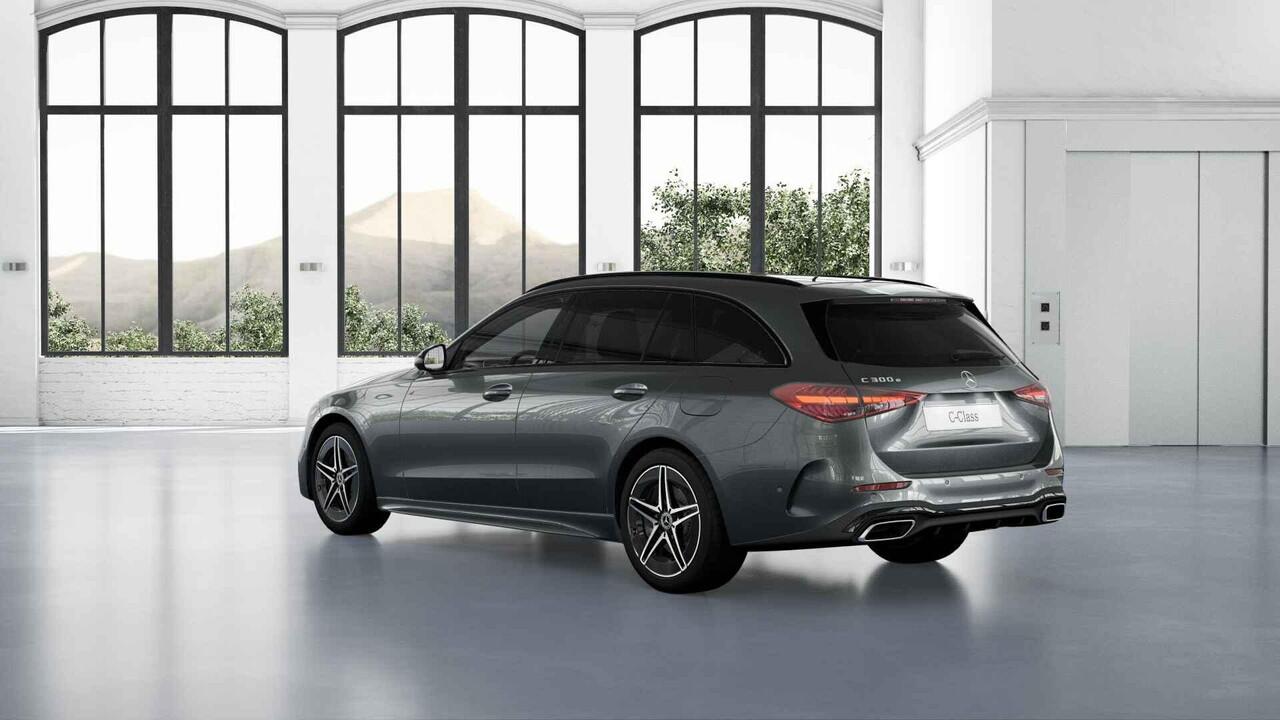 Mercedes-Benz C-KLASSE Estate 300e Business Solution AMG | Panoramaschuifdak | Nightpakket | Burmester | Head-Up |