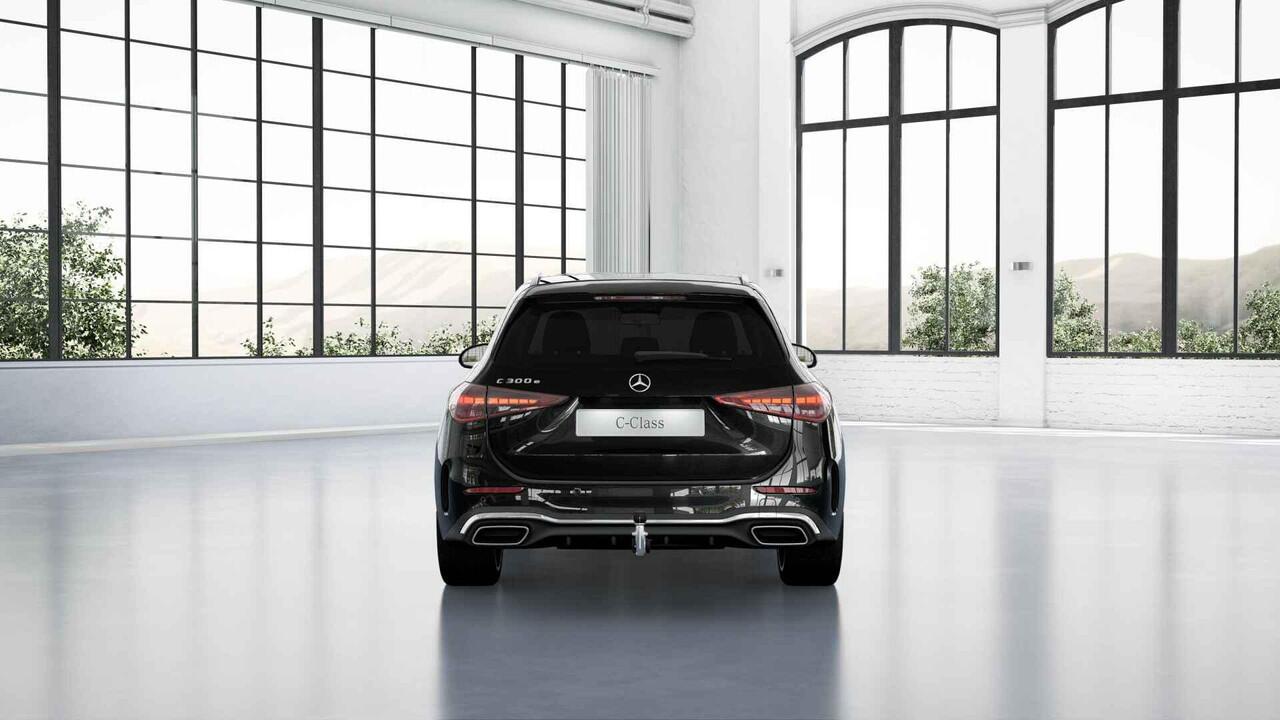 Mercedes-Benz C-KLASSE Estate 300e Business Solution AMG | Panoramaschuifdak | Trekhaak | Burmester | Stoelverwarming | Dodehoekassistent |