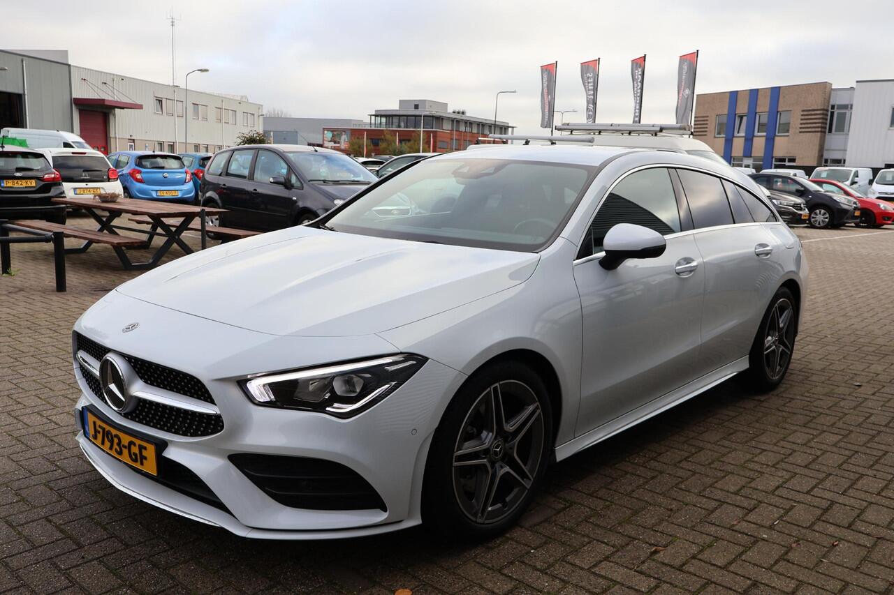Mercedes-Benz CLA-KLASSE Shooting Brake 200 Business Solution AMG 1e Eigenaar | Dealer Onderh | NL-Auto | BTW | Elek Trekhaak | Sfeer | Camera | Elek Klep | Stoelverwarming | Climate | Navi | PDC | Full Led | Cruise | Keyless | Full