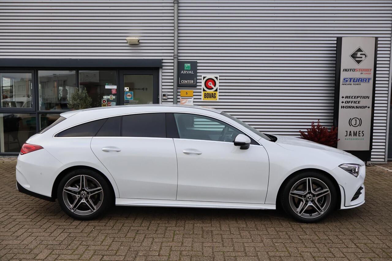 Mercedes-Benz CLA-KLASSE Shooting Brake 200 Business Solution AMG 1e Eigenaar | Dealer Onderh | NL-Auto | BTW | Elek Trekhaak | Sfeer | Camera | Elek Klep | Stoelverwarming | Climate | Navi | PDC | Full Led | Cruise | Keyless | Full
