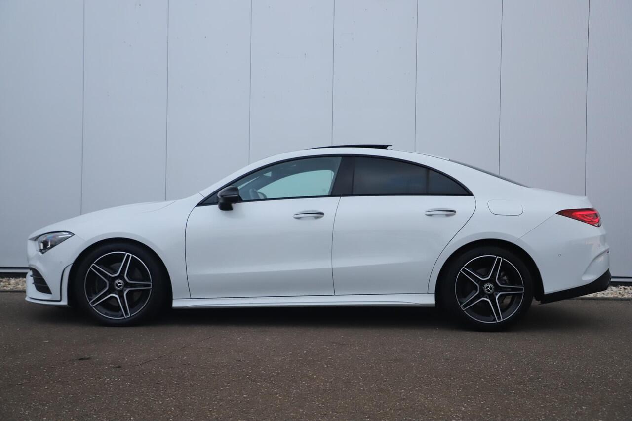 Mercedes-Benz CLA-KLASSE 200 Business Solution AMG Night 164PK Automaat Panoramadak Sfeerverlichting Widescreen 18 inch Navigatie Carplay Camera Full LED Stoelverwarming