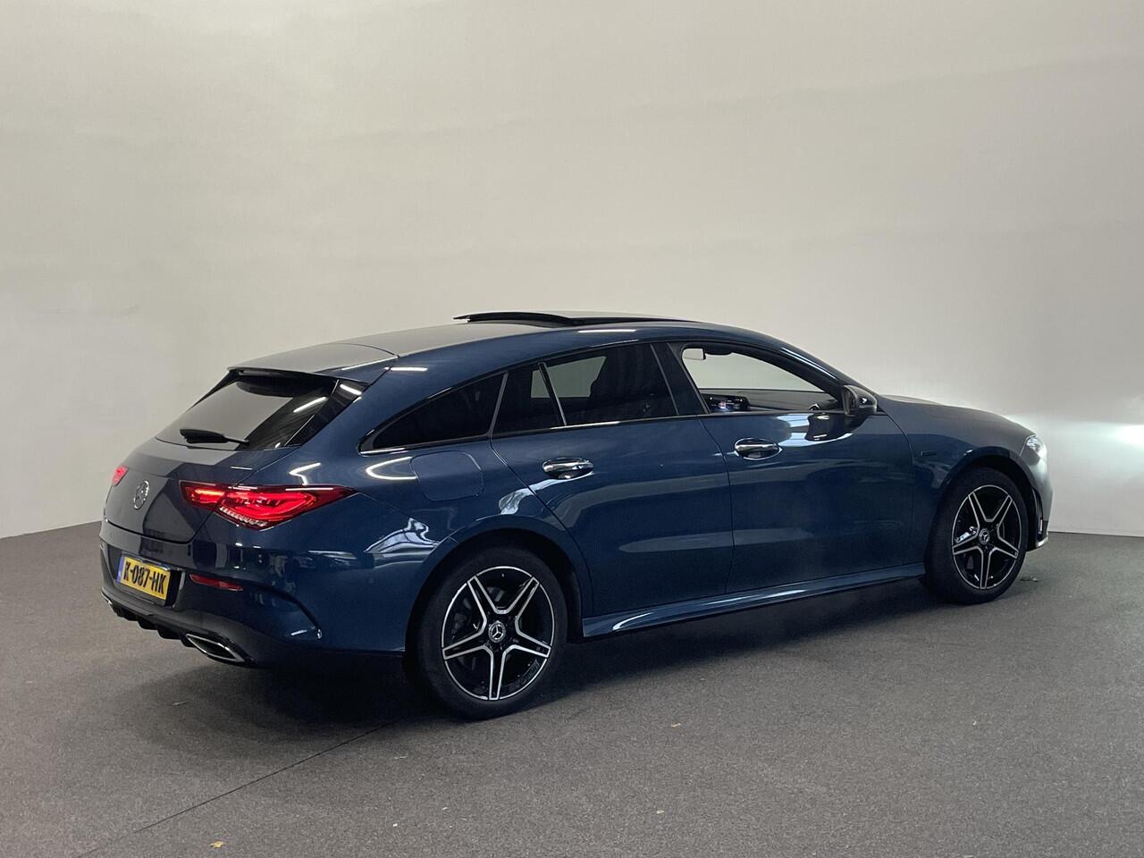 Mercedes-Benz CLA-KLASSE Shooting Brake 250 e Business Solution AMG Limited Panoramadak Navigatie Apple Carplay/Android Auto Camera Parkeersensoren Elektrische achterklep Elektrische stoelen en verwarmd Virtual Cockpit Climate Control