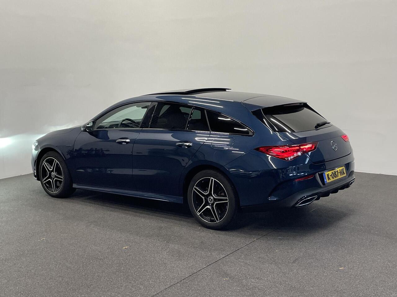 Mercedes-Benz CLA-KLASSE Shooting Brake 250 e Business Solution AMG Limited Panoramadak Navigatie Apple Carplay/Android Auto Camera Parkeersensoren Elektrische achterklep Elektrische stoelen en verwarmd Virtual Cockpit Climate Control