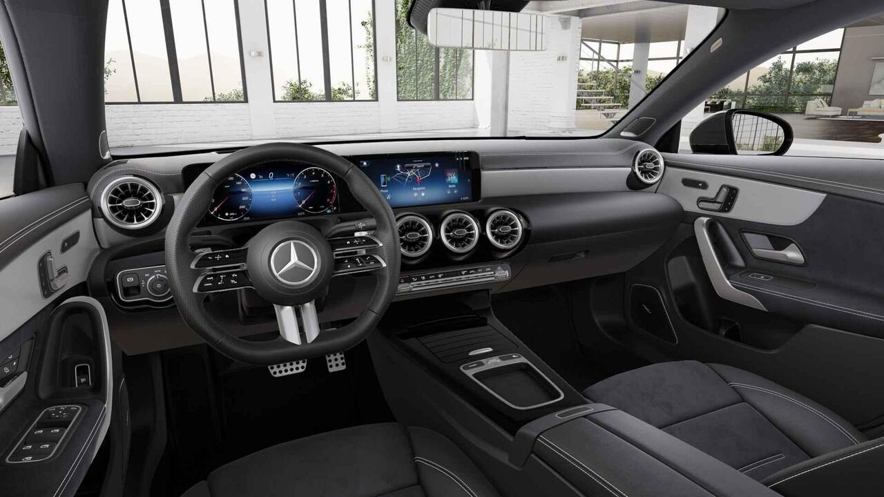 Mercedes-Benz CLA-KLASSE 180 Business Solution AMG | AMG Line Plus | Nightpakket | Head-up display | 360° camera | Burmester audio | 19 inch AMG Velgen |