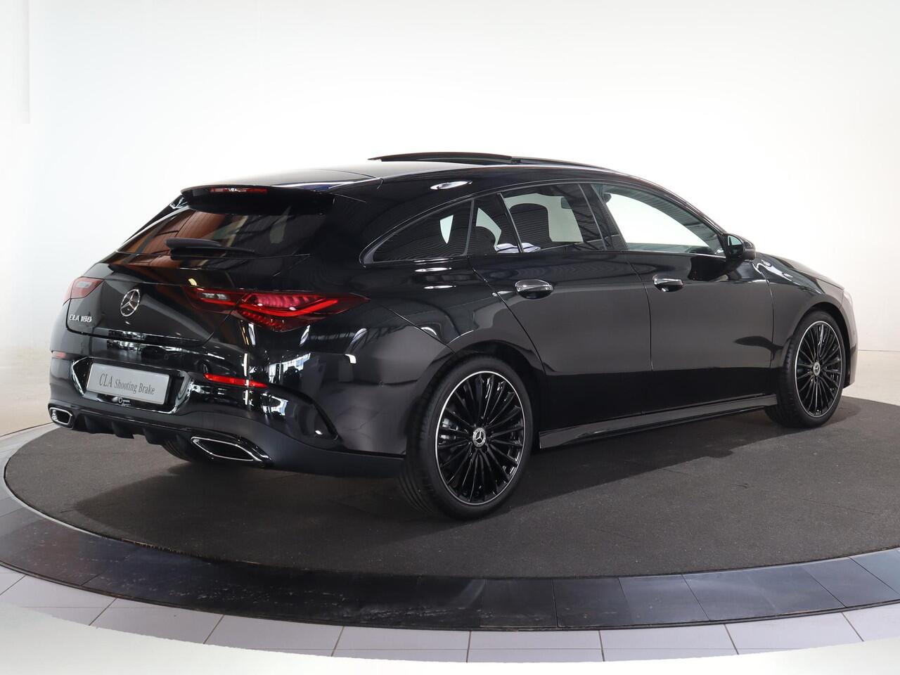 Mercedes-Benz CLA-KLASSE Shooting Brake 180 Business Solution AMG | Panoramaschuifdak | Head-up display | Trekhaak | 360° camera | Dodehoekassistent | MULTIBEAM LED koplampen |