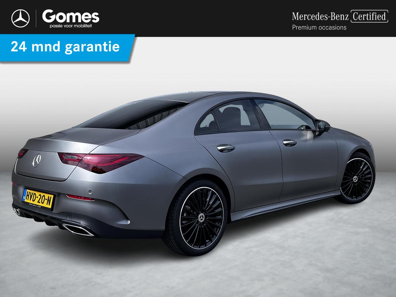 Mercedes-Benz CLA-KLASSE 180 AMG Line| Matgrijs | Panoramadak | BURMESTER | | Night Pakket | Burmester | Dodehoekassistent | Apple CarPlay |