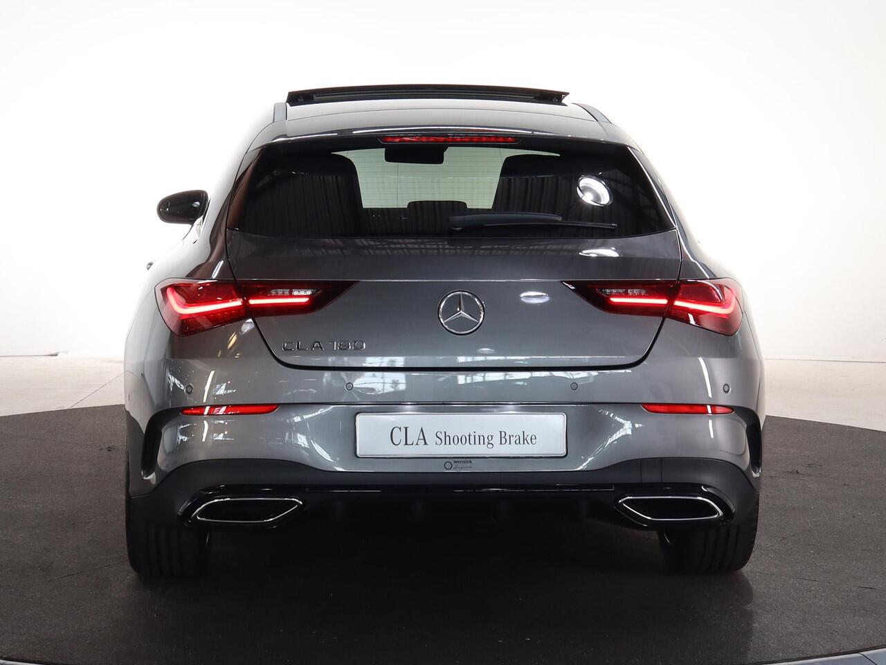 Mercedes-Benz CLA-KLASSE 180 Shooting Brake Business Solution AMG | Panorama-schuifdak | Trekhaak | Dode hoek | 360°-camera| Stoelverwarming