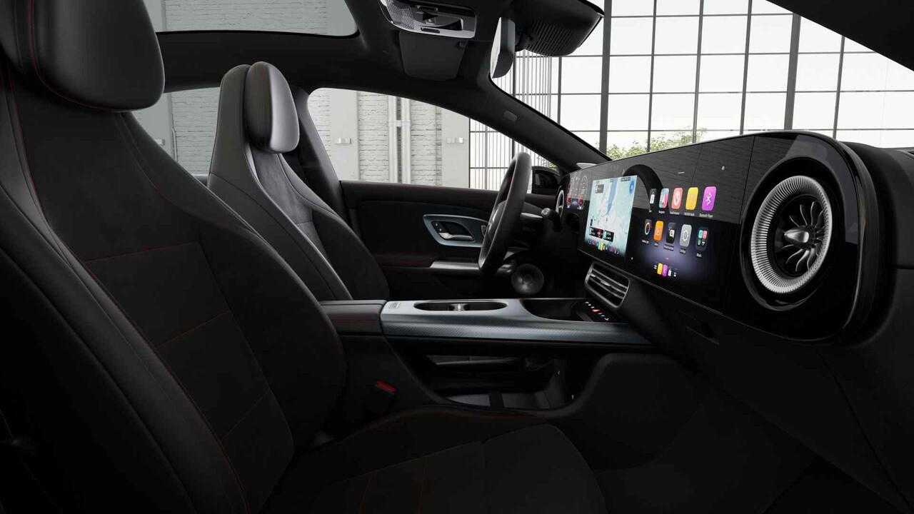 Mercedes-Benz CLA-KLASSE 200 Business Solution AMG 58 kWh | Panoramadak | Premium Pakket | Superscreen | Trekhaak | Head-Up | Burmester | 19" LM velgen |