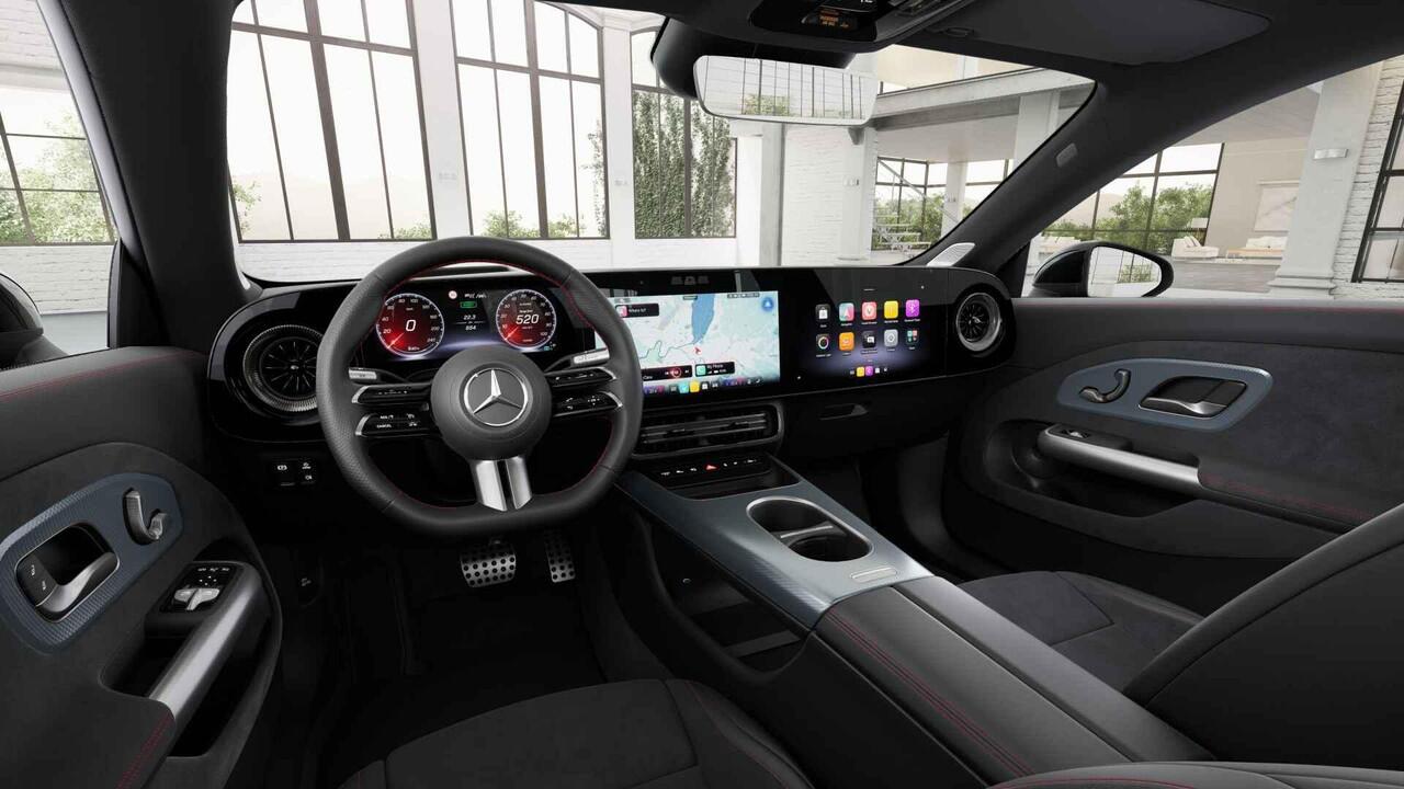 Mercedes-Benz CLA-KLASSE 200 Business Solution AMG 58 kWh | Panoramadak | Premium Pakket | Superscreen | Trekhaak | Head-Up | Burmester |