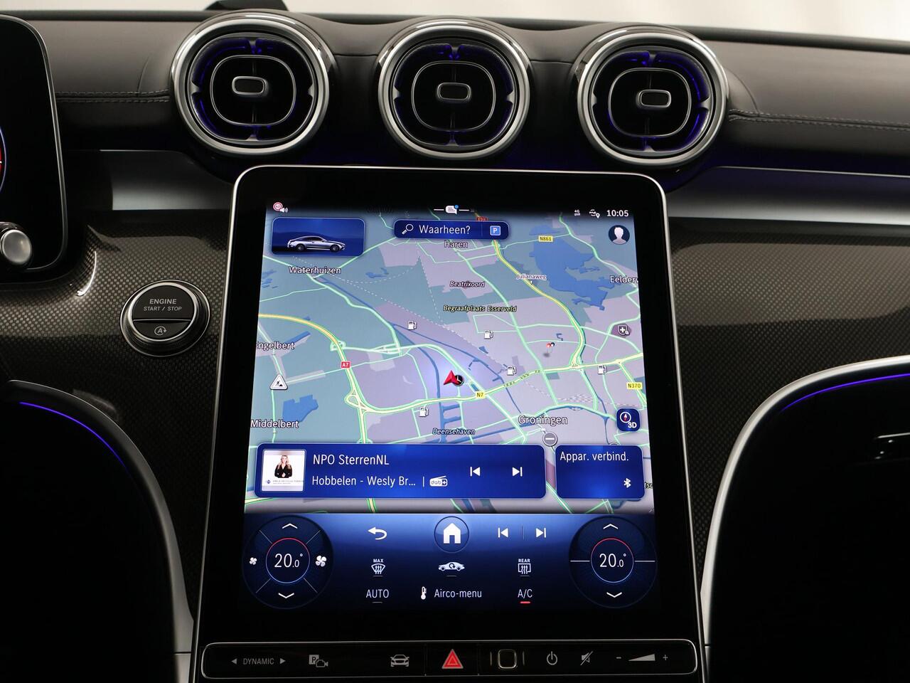 Mercedes-Benz CLE Coupé 200 AMG Line | Panoramadak | Night | Memory | Burmester | Rode gordels | 19 inch AMG multispaaks | Headup |