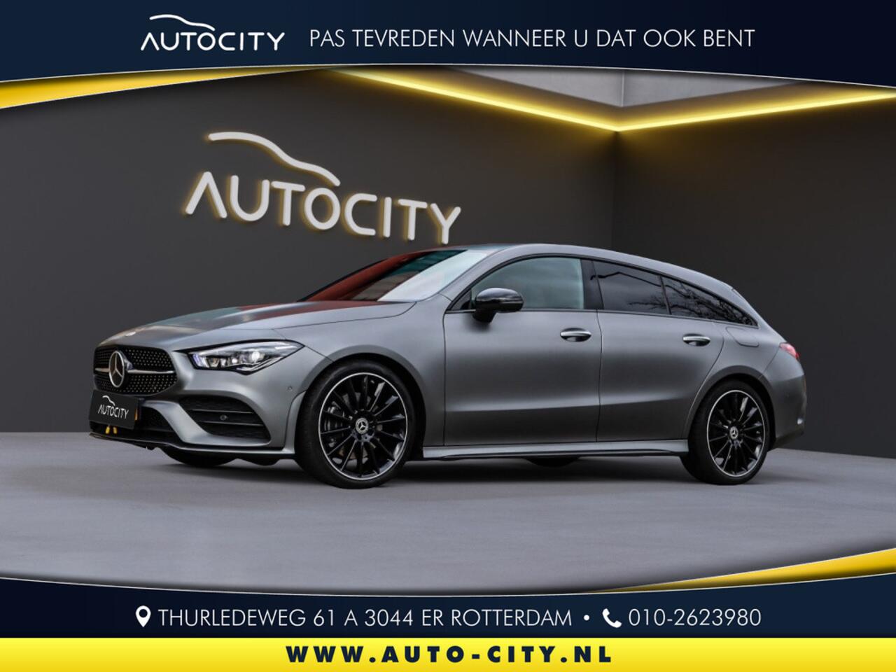 Mercedes-Benz Cla Shooting Brake 200 AMG Line Multibeam l Night pakket l Leder l Trekhaak l Leder