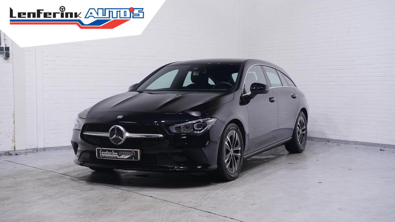 Mercedes-Benz Cla Shooting Brake 180 Business Line NAP 1e eigen. LED-verlichting 17"-lichtmetalen velgen navigatie PDC v+a DAB bleutooth Camera sportstoelen stoelverwarming voor electr-achterklep schakelflippers aan het stuur