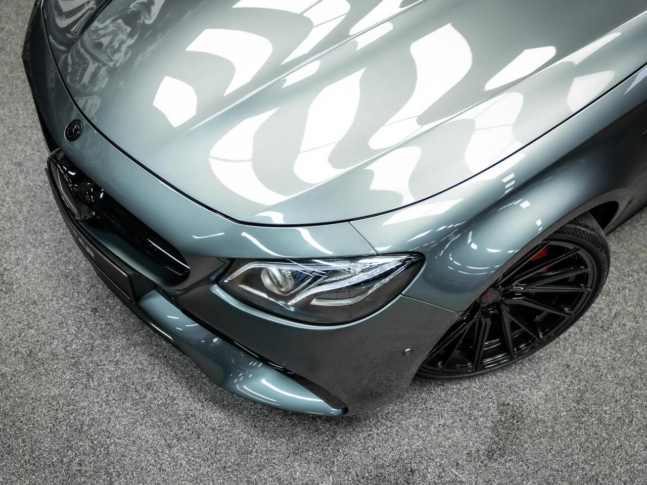 Mercedes-Benz E-KLASSE E63s AMG 4MATIC Premium Plus | VOSSEN 21'' | Burmester 3D | Carbon interieur en exterieur| Dealer onderhouden | Sportuitlaat | 360 Camera | Head-Up |