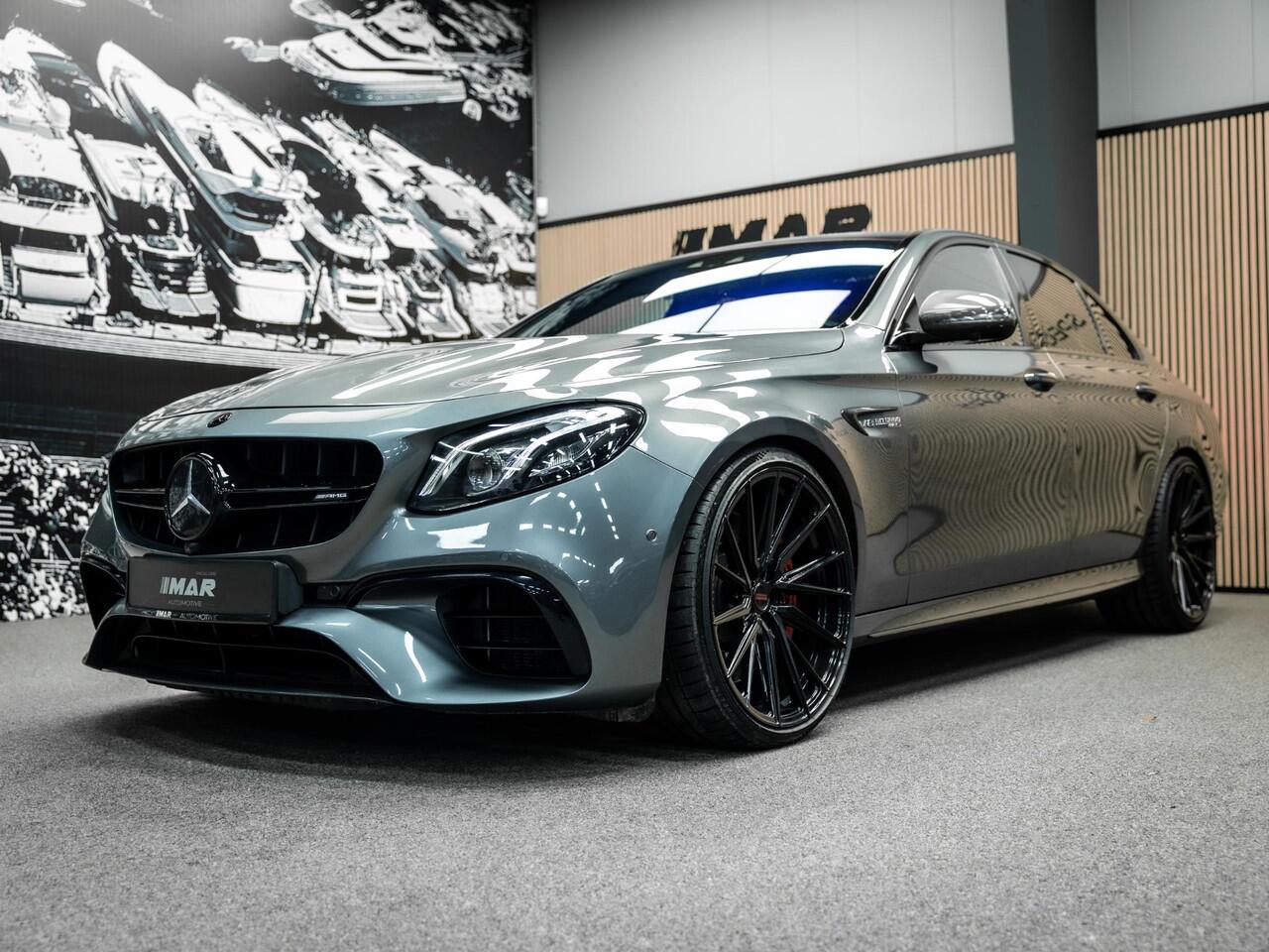 Mercedes-Benz E-KLASSE E63s AMG 4MATIC Premium Plus | VOSSEN 21'' | Burmester 3D | Carbon interieur en exterieur| Dealer onderhouden | Sportuitlaat | 360 Camera | Head-Up |