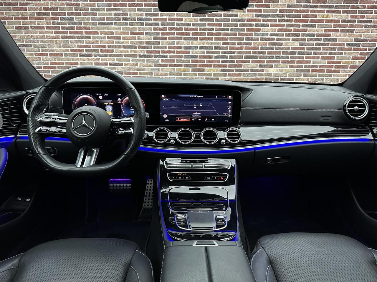 Mercedes-Benz E-KLASSE E300 e AMG Line Bomvol| Pano| Distronic | Burmester| 360'| Memory| Dodehoek | Active steering Assist