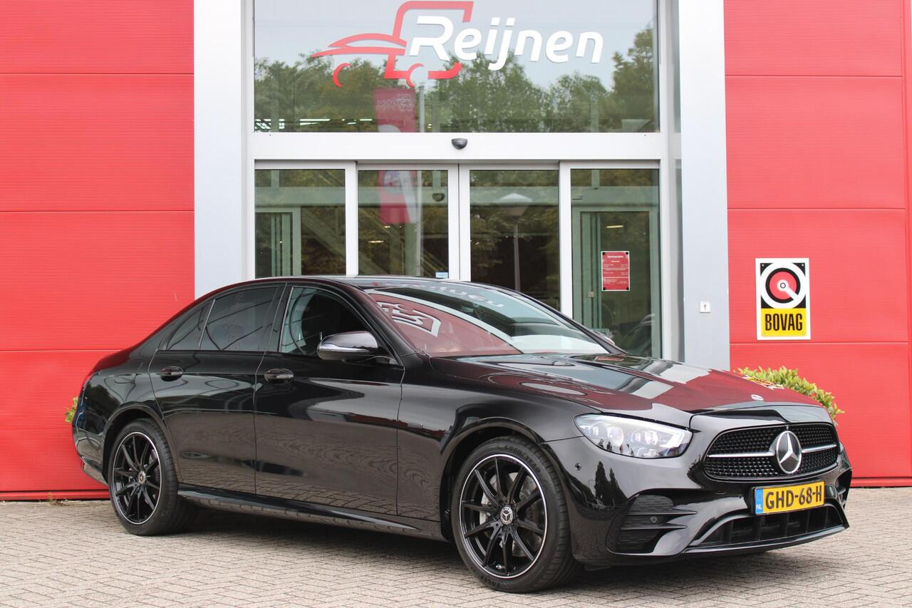 Mercedes-Benz E-KLASSE 300e BUSINESS SOLUTION AMG NIGHT EDITION | AMG-STYLING | LICHTMETALEN VELGEN 19" | 360° CAMERA | | TREKHAAK | MULTIBEAM MATRIX LED KOPLAMPEN | LED ACHTERLICHTEN | ELEKTRISCH VERSTELBARE VOORSTOELEN MET GEHEUGEN FUNCTIE | ALCANTARA / KUNSTLEDEREN BEKLEDIN