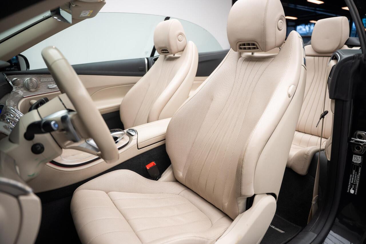 Mercedes-Benz E-KLASSE Cabrio 400 d 4MATIC AMG Line |Burmester|Memory|Stuurverwarming|Stoelverkoeling|Nekverwarming|