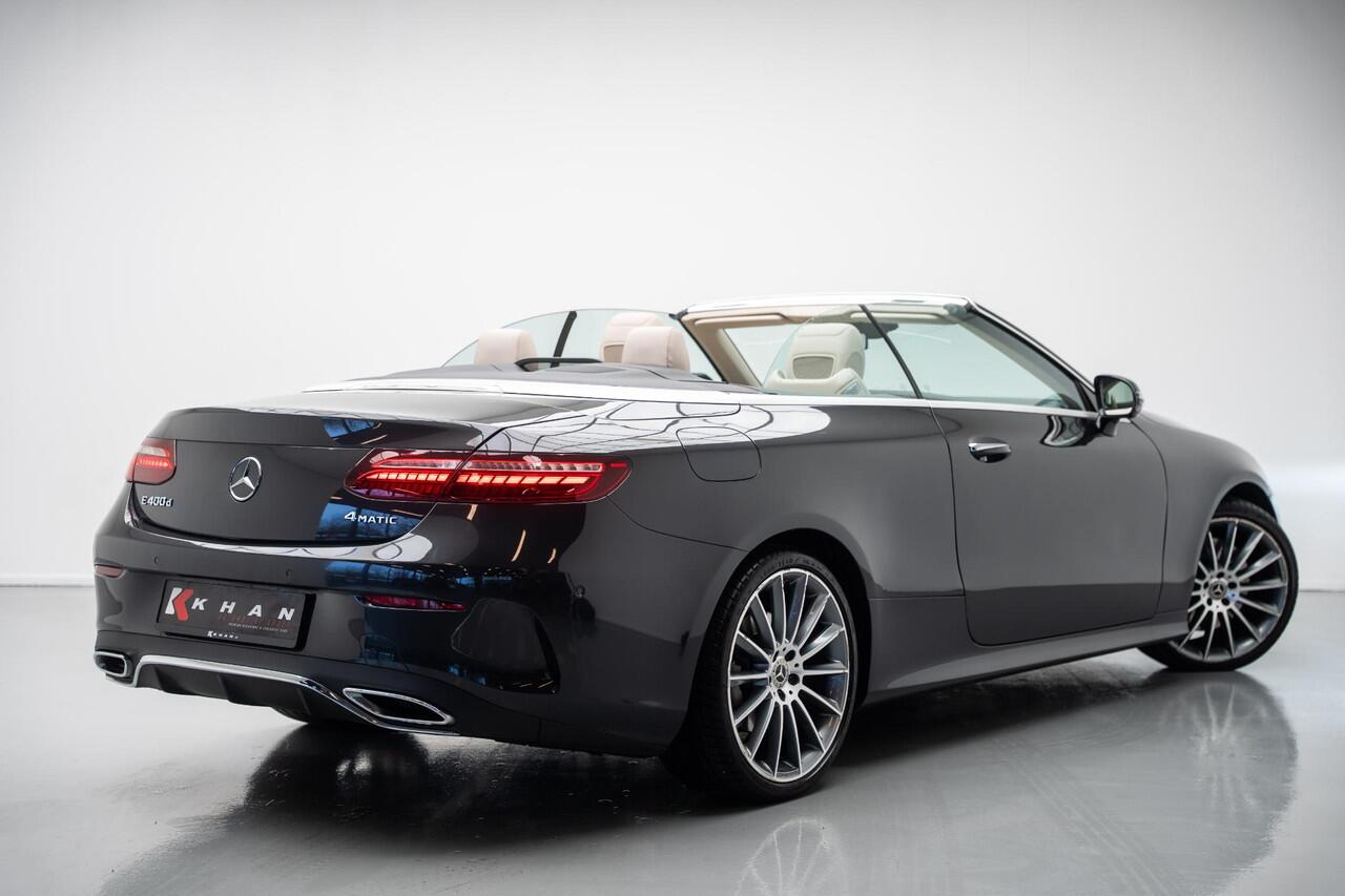 Mercedes-Benz E-KLASSE Cabrio 400 d 4MATIC AMG Line |Burmester|Memory|Stuurverwarming|Stoelverkoeling|Nekverwarming|