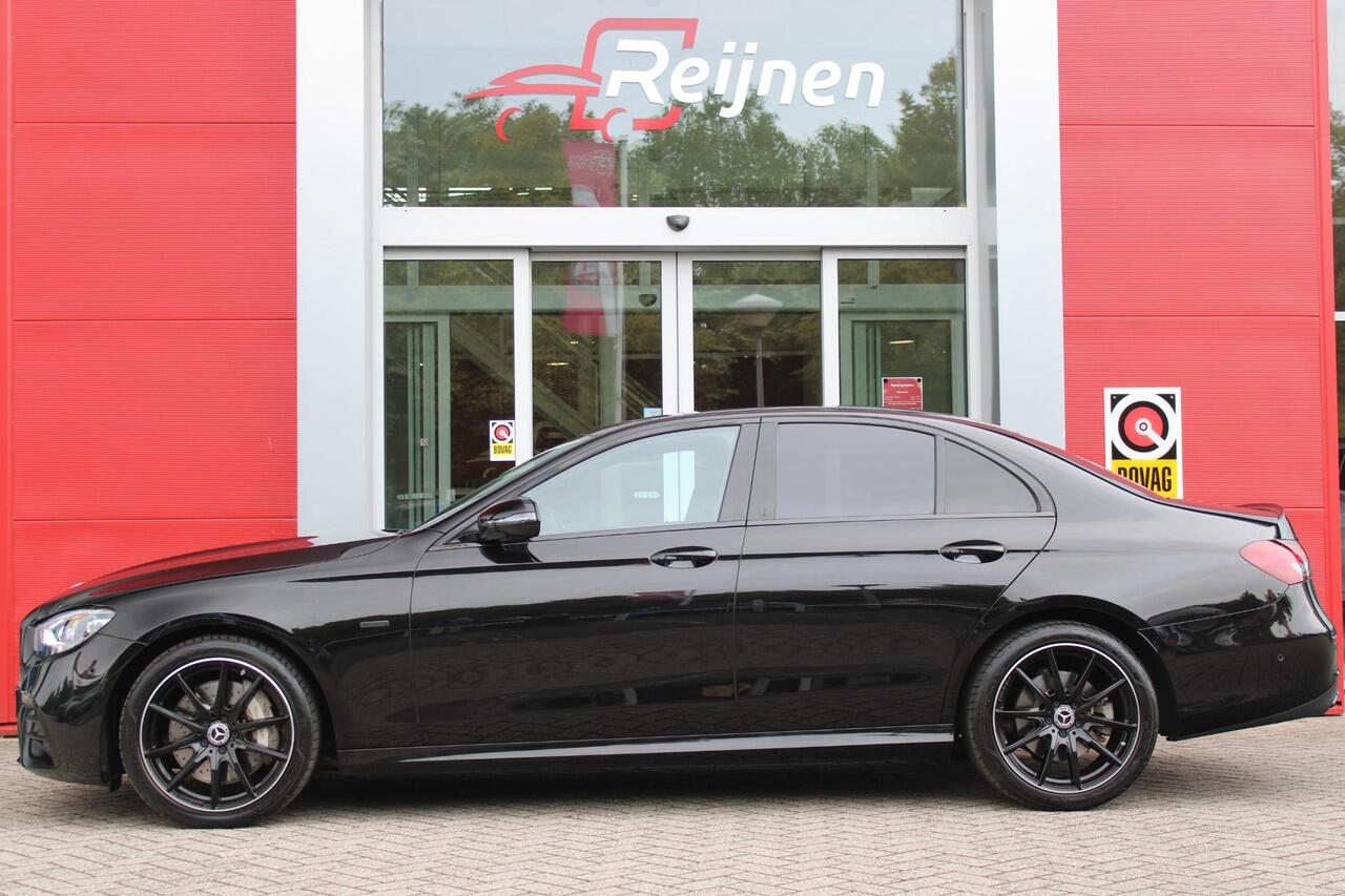 Mercedes-Benz E-KLASSE 300e 320PK BUSINESS SOLUTION AMG NIGHT EDITION | MULTISPAAKS AMG VELGEN | 360° CAMERA | | TREKHAAK | MULTIBEAM MATRIX LED KOPLAMPEN | LED ACHTERLICHTEN | ELEKTRISCH VERSTELBARE VOORSTOELEN MET GEHEUGEN FUNCTIE | ALCANTARA / KUNSTLEDEREN BEKLEDING | VOORS