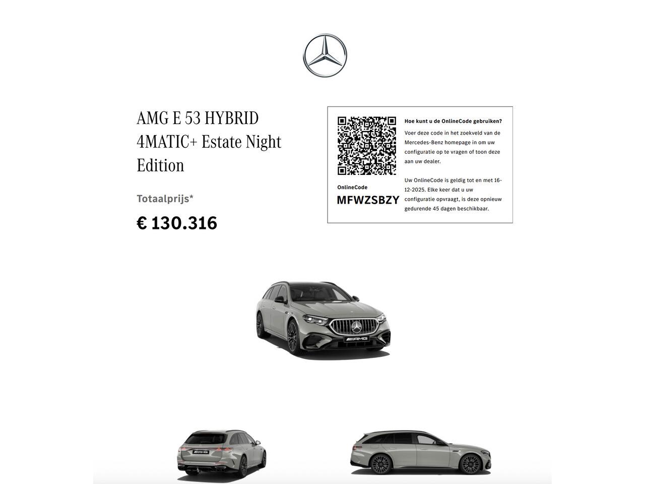 Mercedes-Benz E-KLASSE AMG 53 4MATIC+ 612pk Achterasbesturing Trekhaak