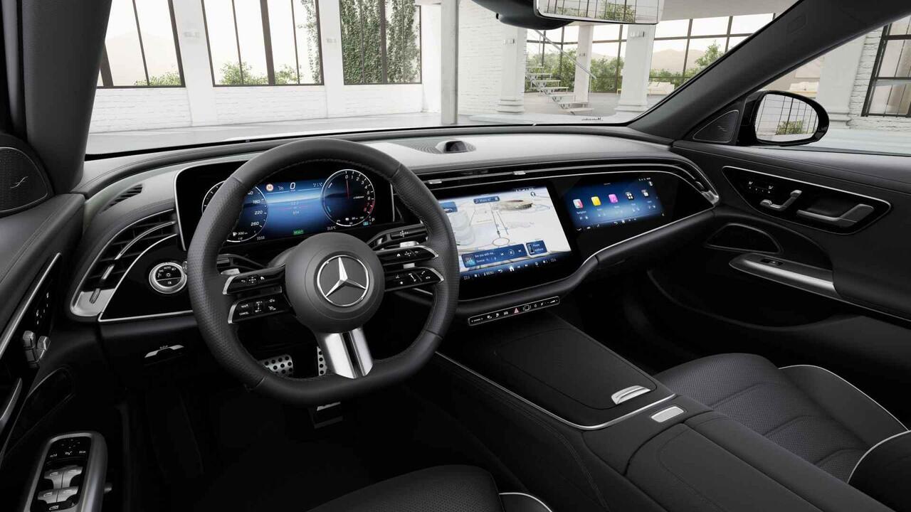 Mercedes-Benz E-KLASSE 300 e Sport Edition | Panoramaschuifdak | Premium | Rijassistentiepakket | Leder | Burmester | 360° camera |