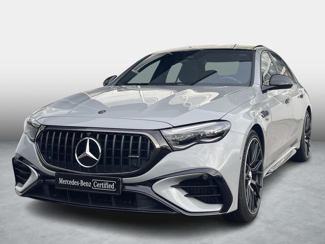 Mercedes-Benz E-KLASSE AMG 53 4MATIC+ Night Edition | Alpine grijs MANUFAKTUR | DIGITAL LIGHT | Panoramadak | AMG carbon exterieur pakket | AMG night pakket | Head-up display | AMG Real Performance Sound