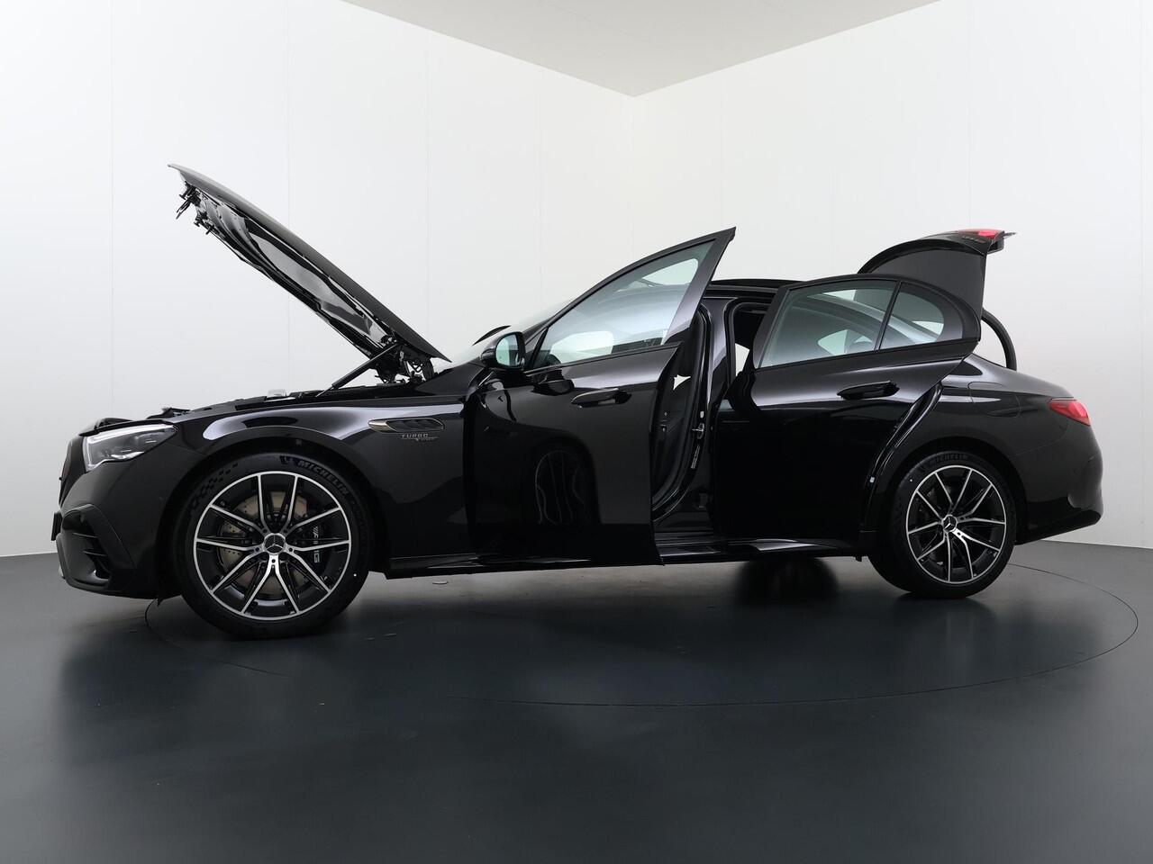 Mercedes-Benz E-KLASSE AMG 53 4MATIC+ Night Edition | Massagestoelen Voorin | Achterasbesturing | Panorama - Schuifdak | Head-Up Display | 360° Camera | Trekhaak Wegklapbaar | Burmester 4D Surround Sound