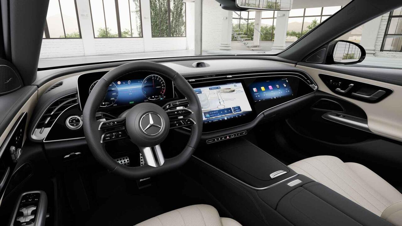 Mercedes-Benz E-KLASSE 300e Sport Edition | Panoramaschuifdak | Premium Plus | Head-up | Stoelventilatie | Burmester | Nightpakket |