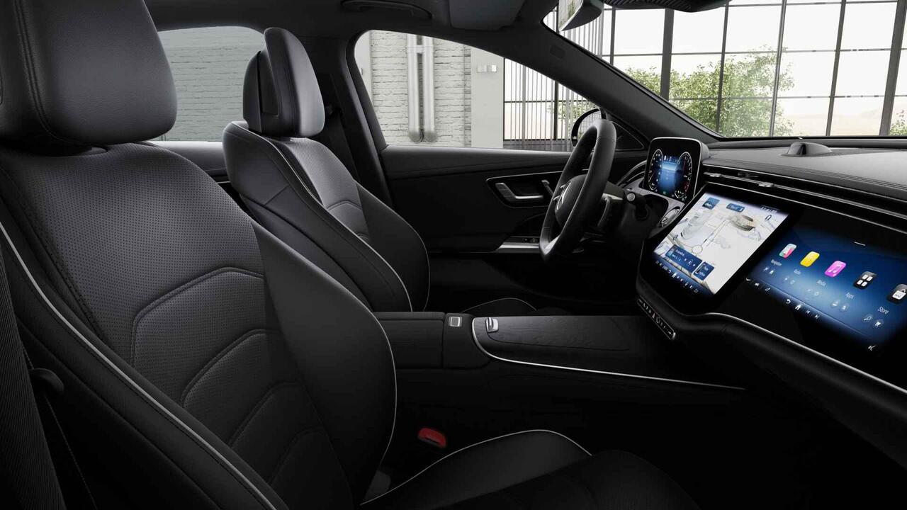 Mercedes-Benz E-KLASSE 300e Sport Edition | Premium Plus | Techniek pakket | Luchtvering | leder | Rijassistentiepakket Plus | Stoelventilatie/-verwarming voor | Burmester