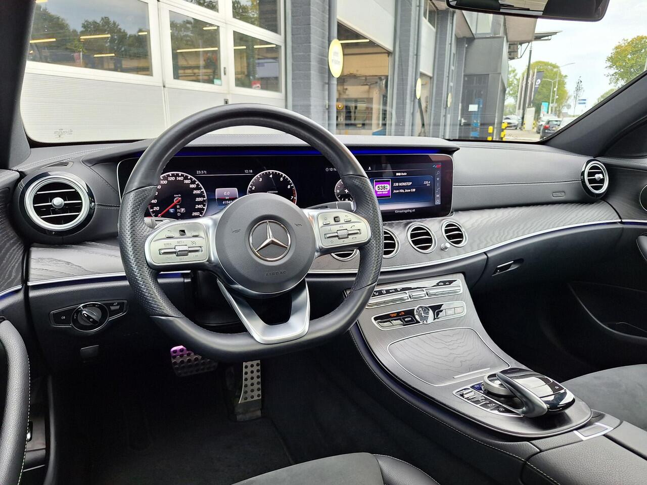 Mercedes-Benz E-estate 200 Business Solution AMG | Panoramadak | Night pakket | 360° Camera | Memory stoelen | Multibeam LED | Dodehoekassistentie | Elektrische achterklep