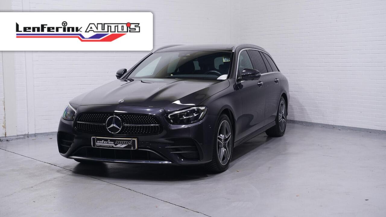Mercedes-Benz E-estate 200 Business Solution AMG Panodak Burmester surround electr-achterklep 1e Eig. NAP DAB ACC ECC lane-assist private-glas trekhaak Camera 360