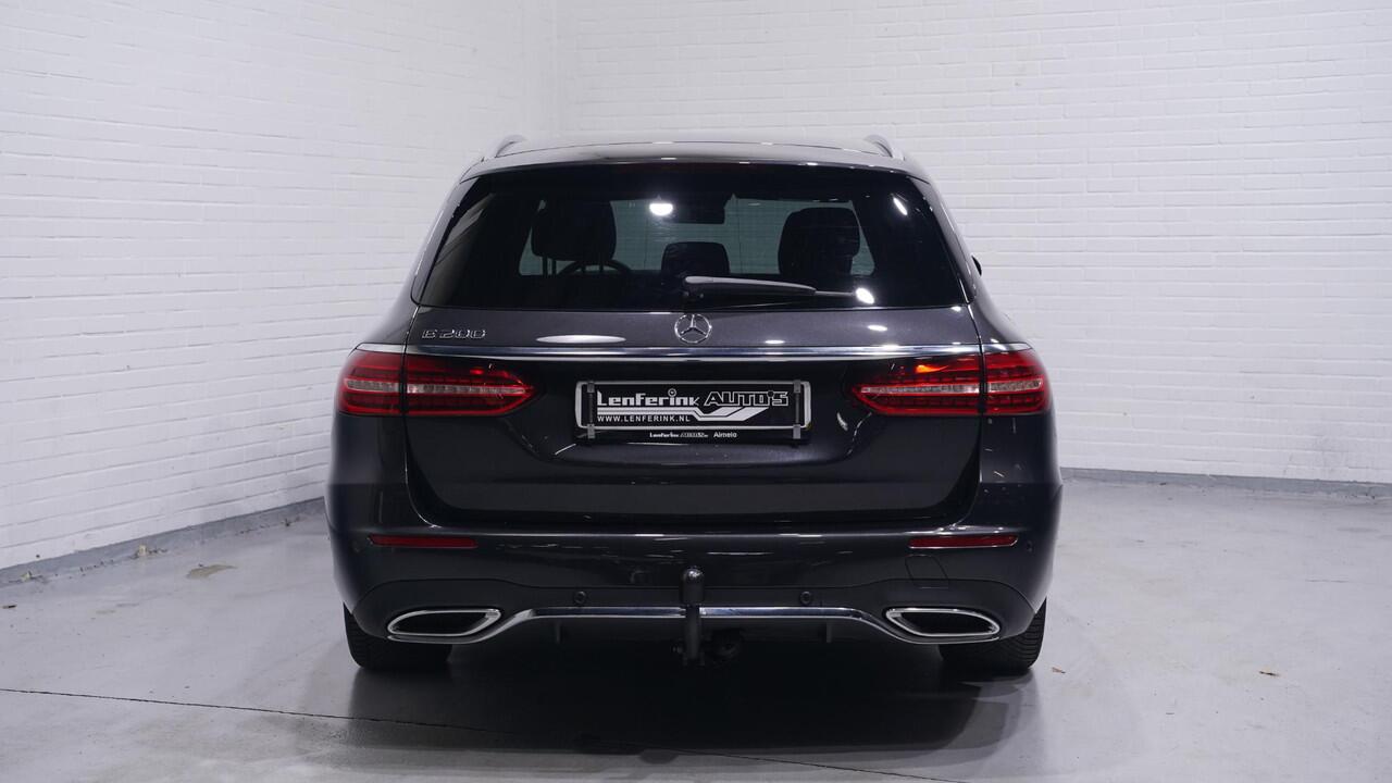 Mercedes-Benz E-estate 200 Business Solution AMG Panodak Burmester surround electr-achterklep 1e Eig. NAP DAB ACC ECC lane-assist private-glas trekhaak Camera 360
