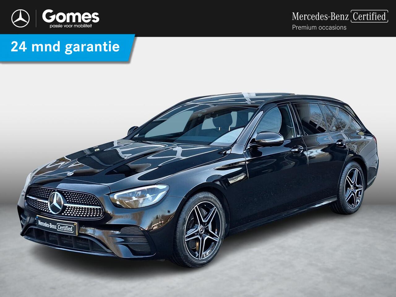 Mercedes-Benz E-estate 200 | Panoramadak | 360° Camera | AMG | Trekhaak | Night pakket | Stoelverwarming | Elektrische achterklep