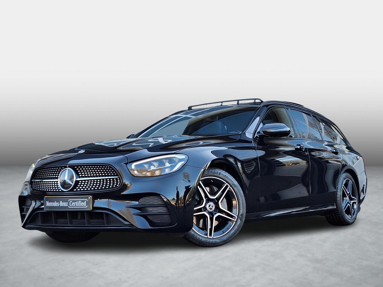 Mercedes-Benz E-estate 200 | Panoramadak | 360° Camera | AMG | Trekhaak | Night pakket | Stoelverwarming | Elektrische achterklep