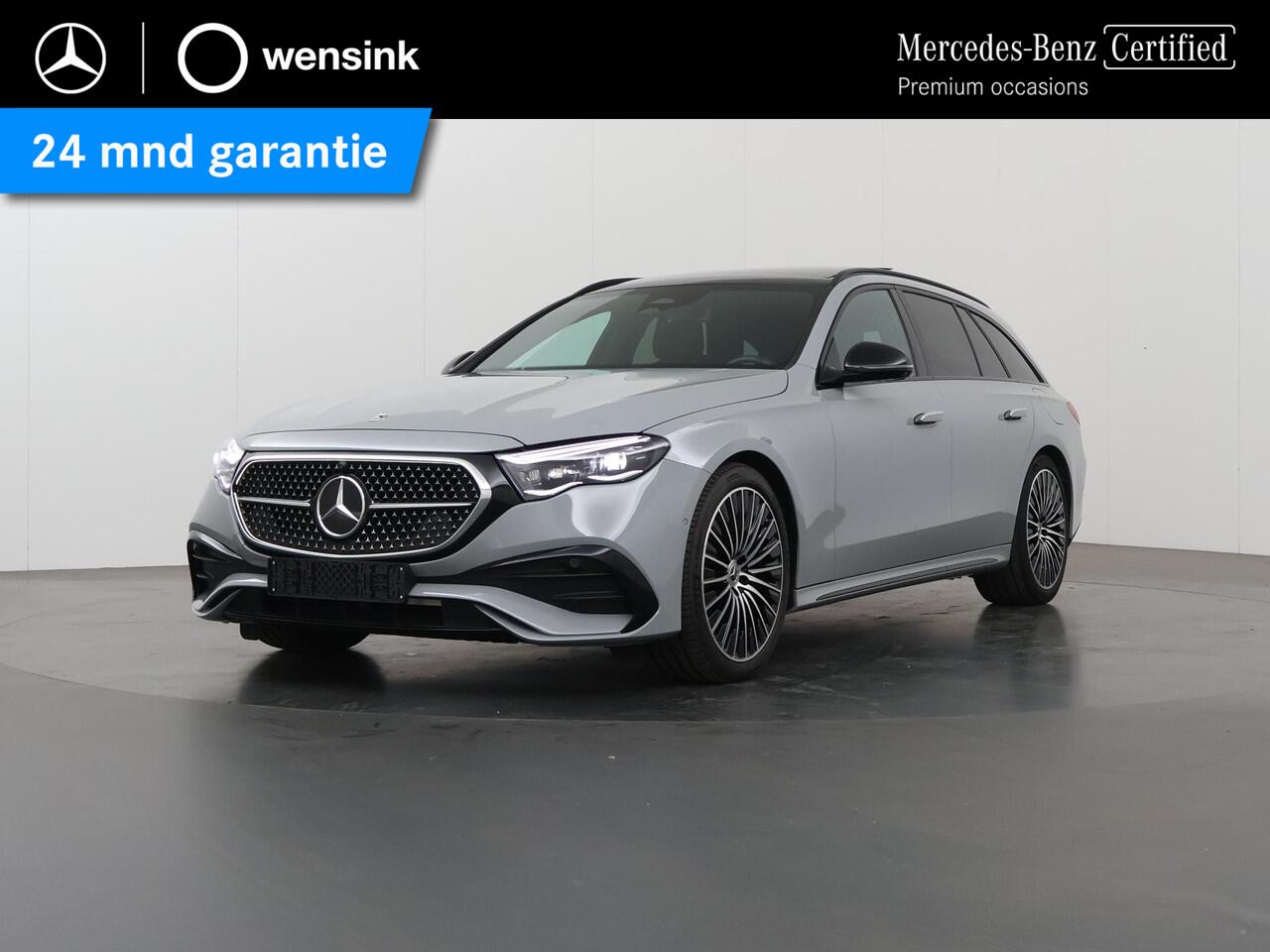 Mercedes-Benz E-estate 300 e AMG Line | Night | Panoramadak | Burmester | 20" lichtmetalen velgen | Digital Light | Sfeerverlichting |
